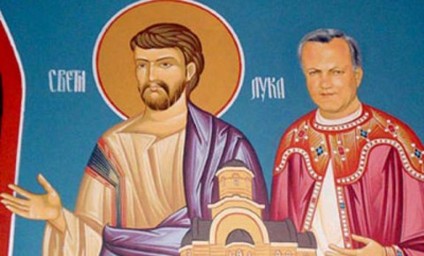 Сербские бизнесмены на церковных фресках