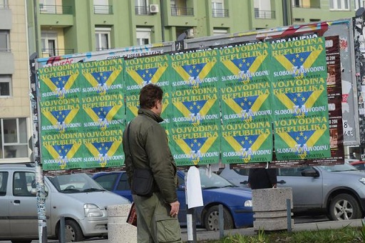 Сепаратисты оклеили плакатами столицу Воеводины