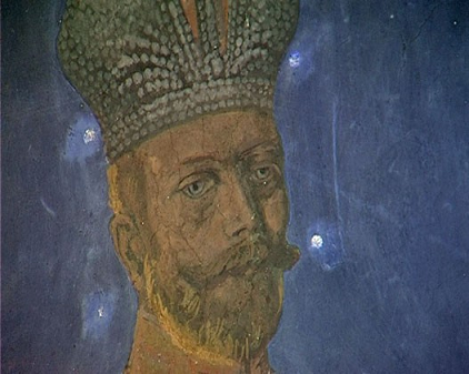 В монастыре Жича восстанавливают фреску с изображением императора Николая II