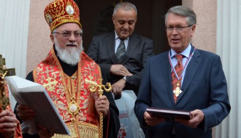 Российскому послу вручили орден Банатской епархии Сербской православной церкви