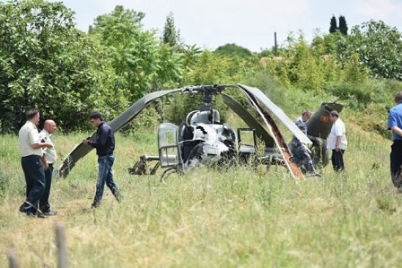Разбился вертолет ВВС Черногории