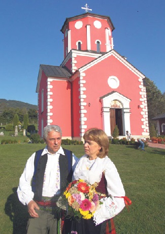 Русское венчание в сербском селе