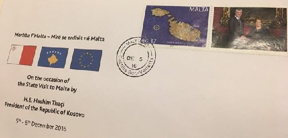 На мальтийской марке появился президент «Косово»
