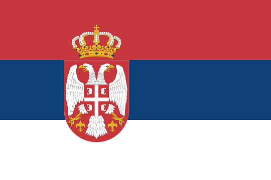Флаг Сербии 2004 - 2010
