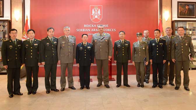 китайская военная делегация