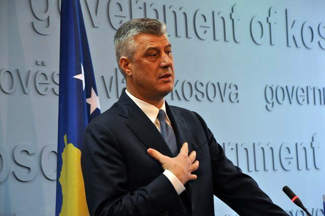 Президент "Косово" Хашим Тачи подал в отставку