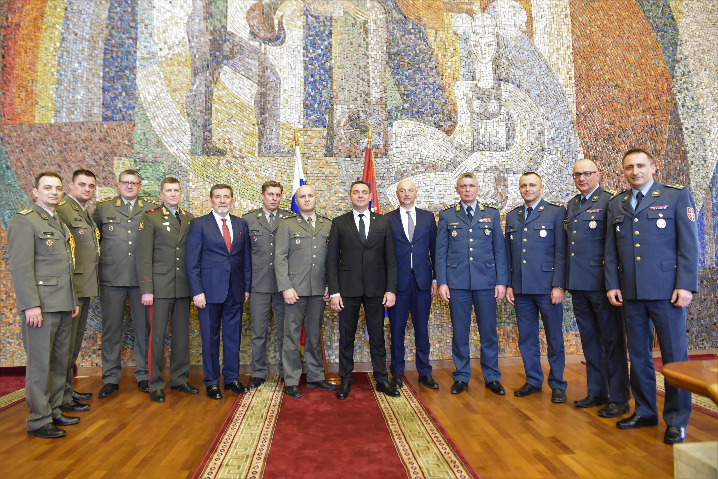 В российской Академии Генерального штаба учатся четыре офицера из Сербии