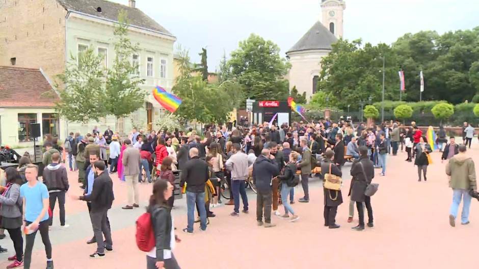 В Нови Саде прошел первый гей-парад