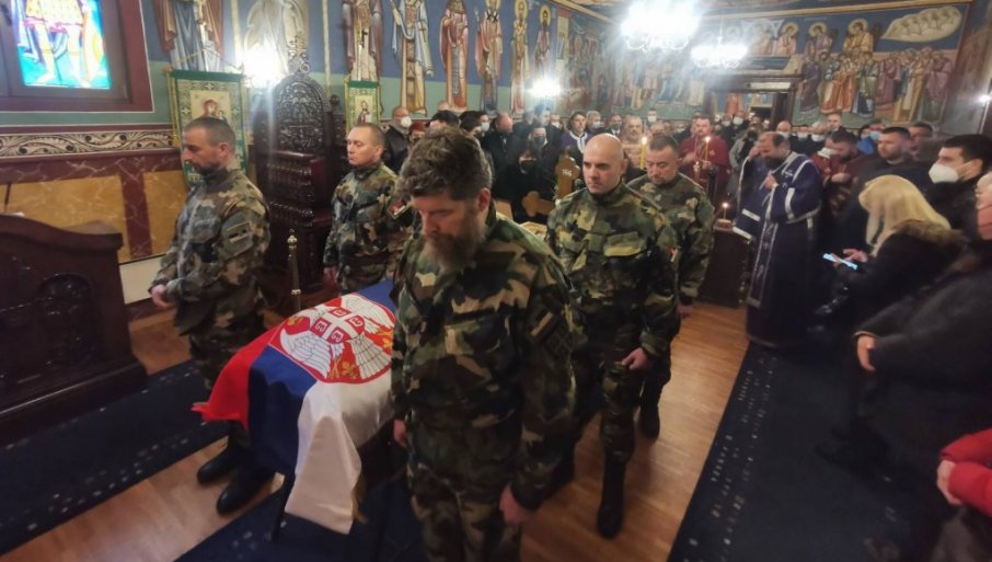 В Сербии похоронили русского добровольца, осетина Альберта Андиева