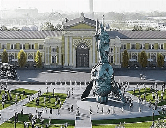 Вандал выломал крест с памятника в центре Белграда