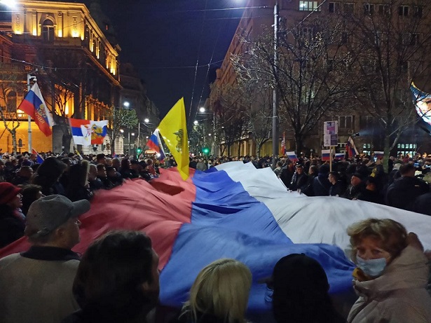 Белград митинг