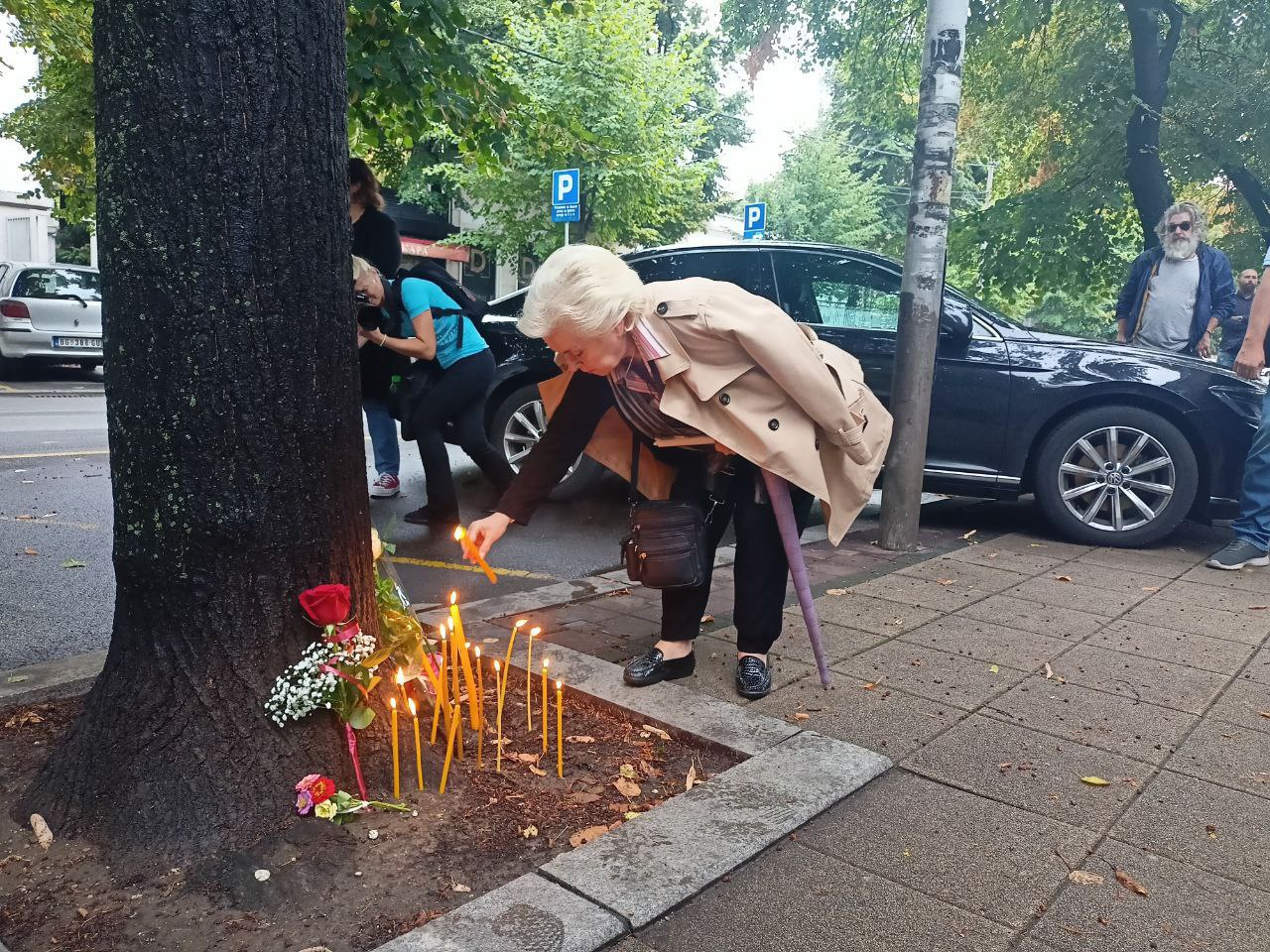 В Белграде почтили память Дарьи Дугиной