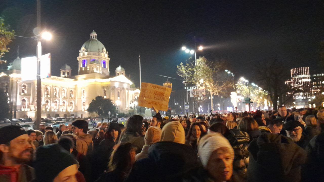 Протесты в Белграде - новый Майдан?