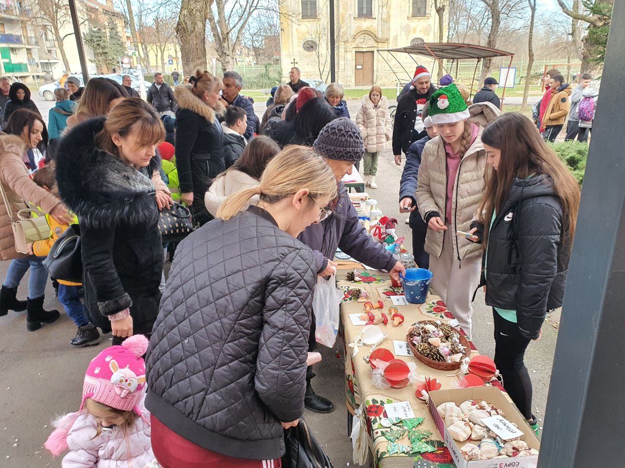 Новый год в сербской школе