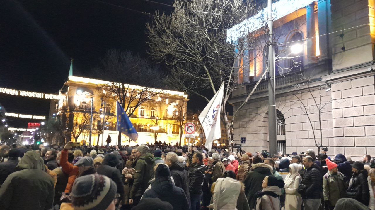 Праздники закончились - в Белграде снова протестуют