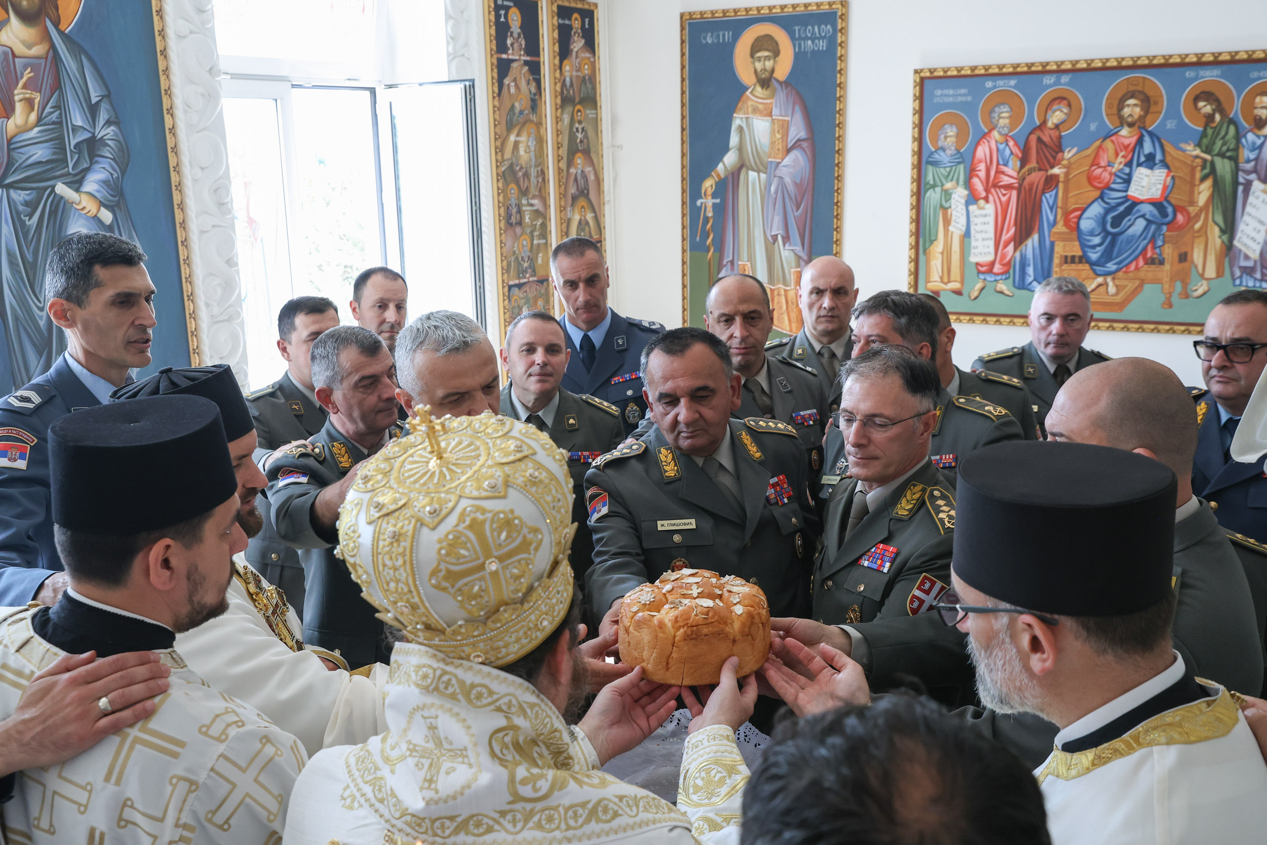 Генштаб отметил день своего святого покровителя