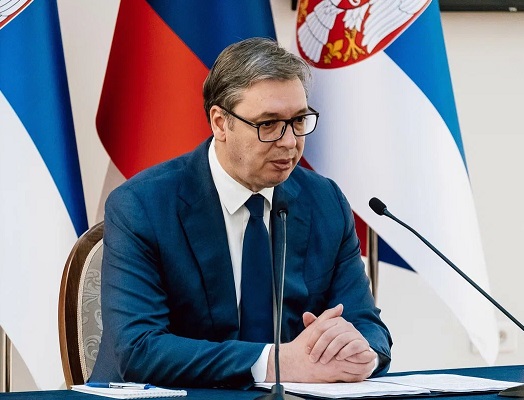 Президент Сербии выступил в "Русском Доме"