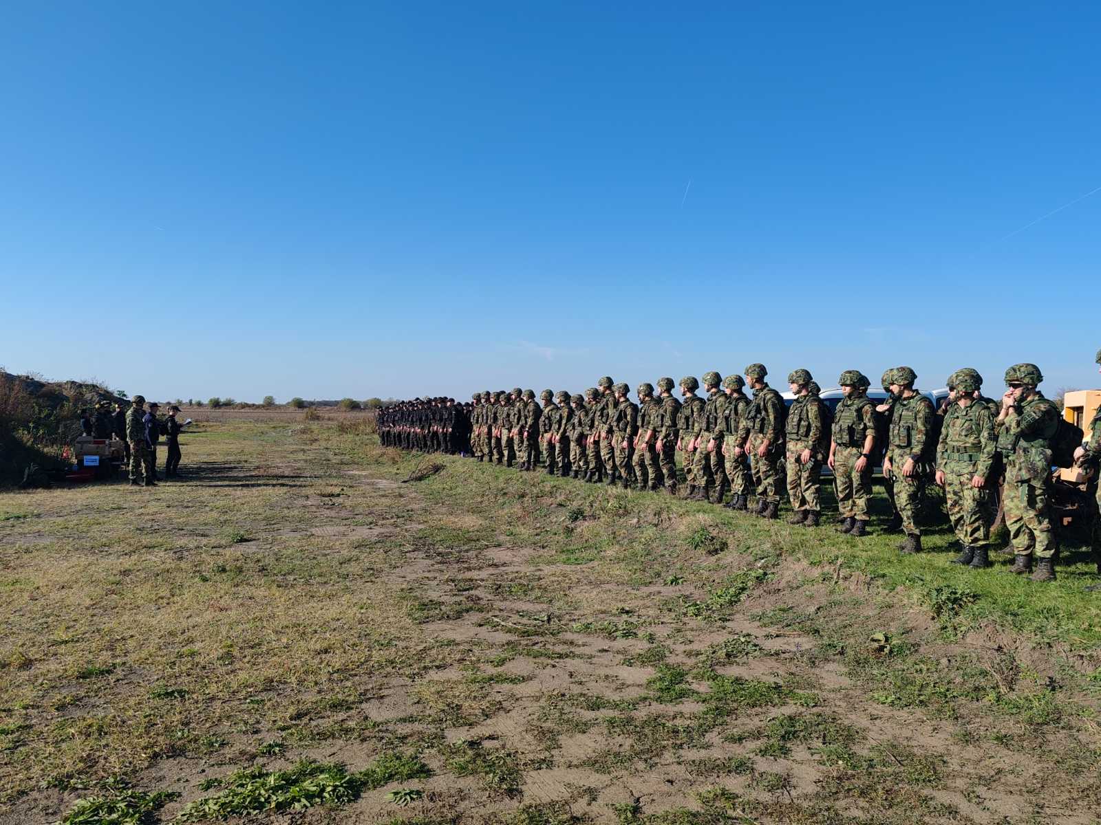 Совместный марш курсантов Военной академии и студентов Университета криминалистики и полиции