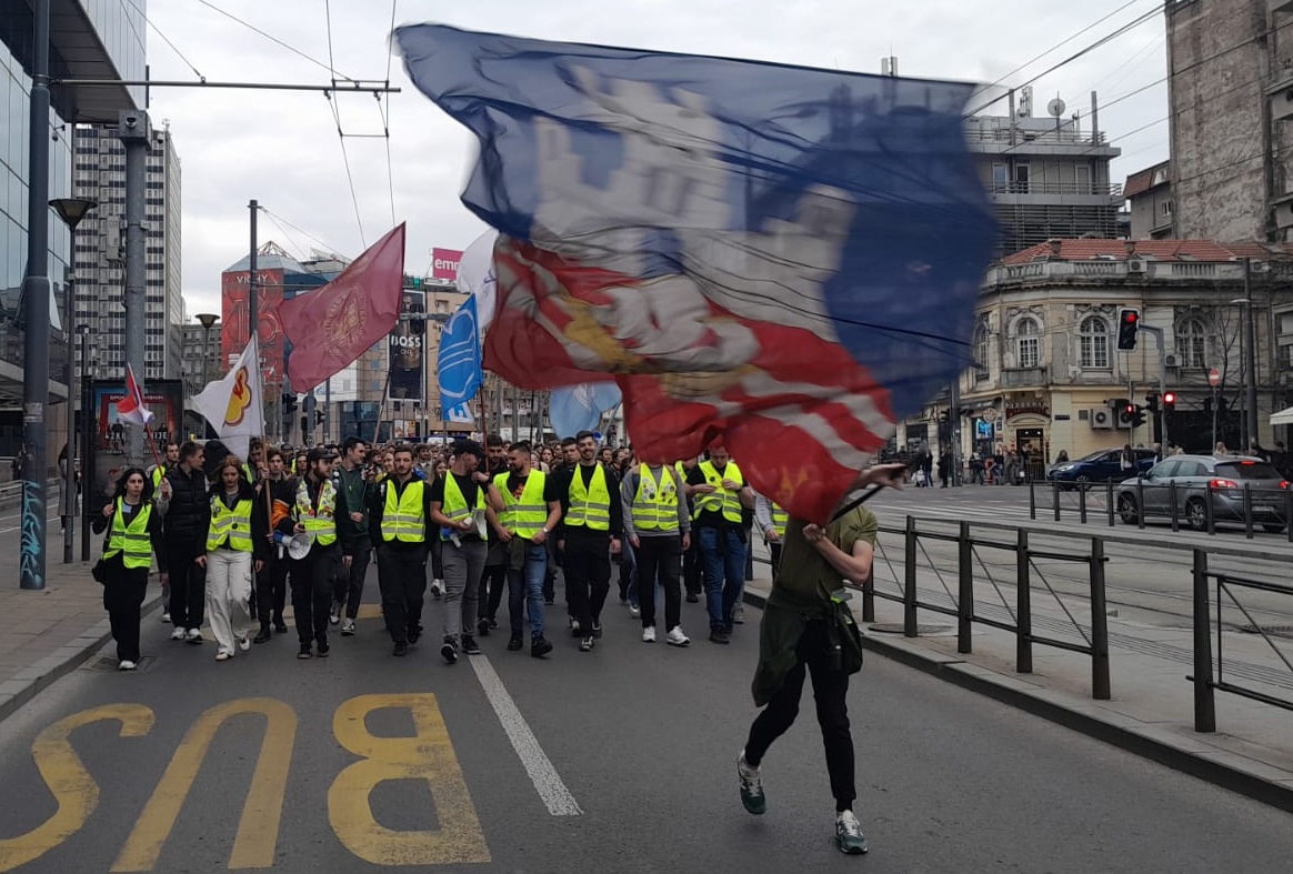 Послание сербских студентов: уважать и соблюдать закон – вот наше главное требование
