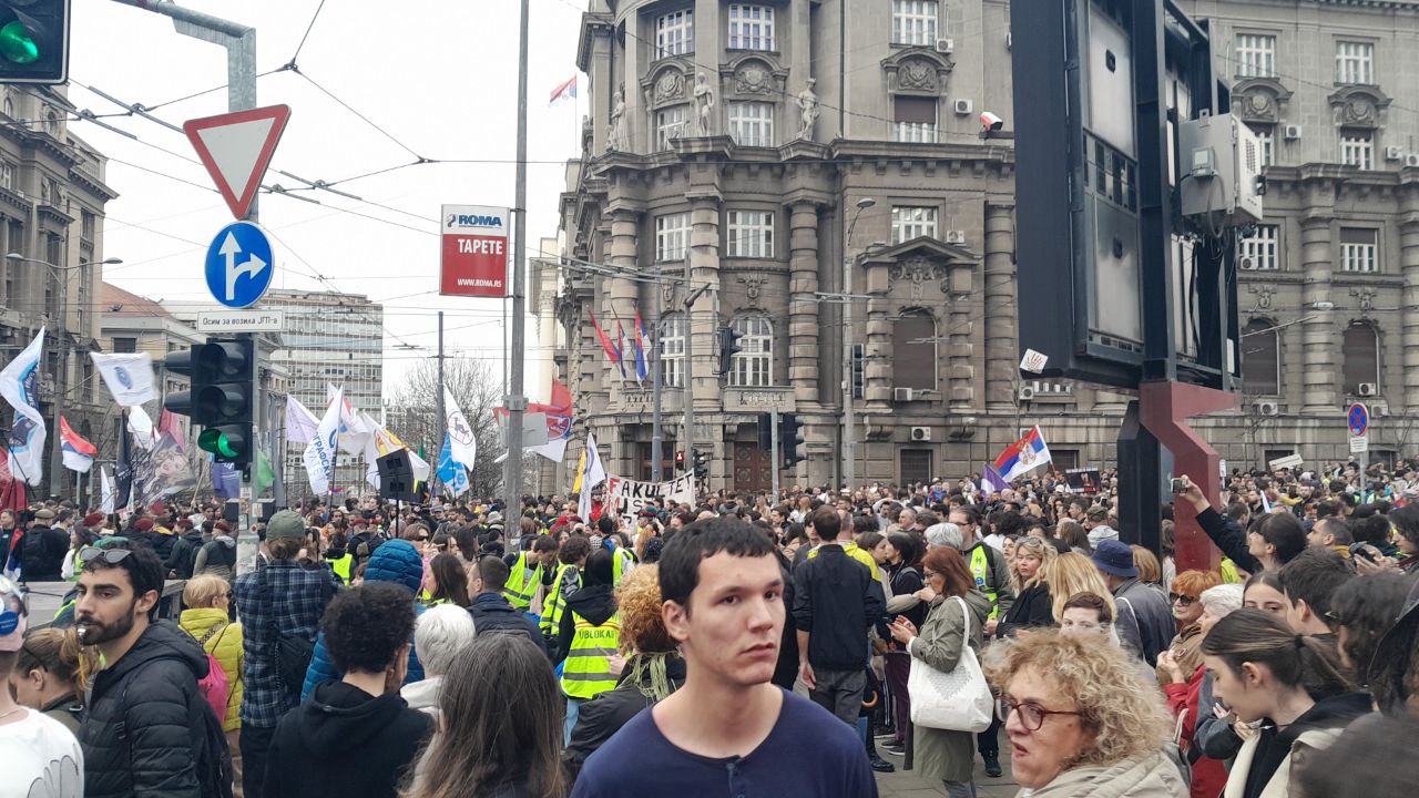Послание сербских студентов: уважать и соблюдать закон – вот наше главное требование