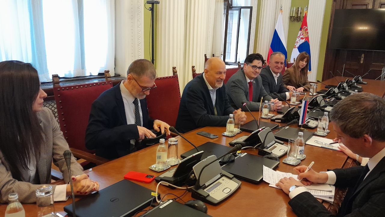 Член Комитета по международным делам Совета Федерации Елена Афанасьева посетила Скупщину Сербии