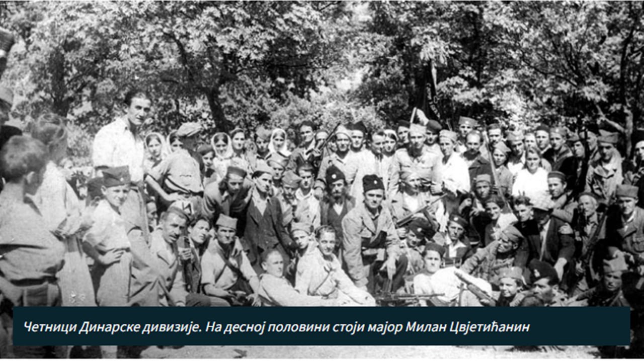 История Динарской четнической дивизии