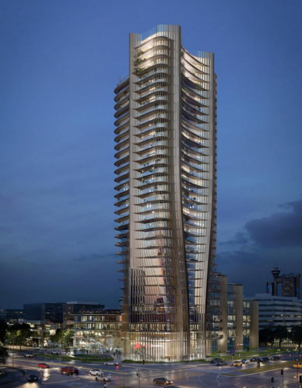 Британцы спроектируют 34-этажный небоскреб Alta Tower для Нового Белграда