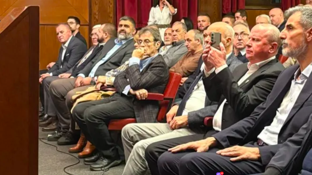 Воислав Коштуница появился на публике