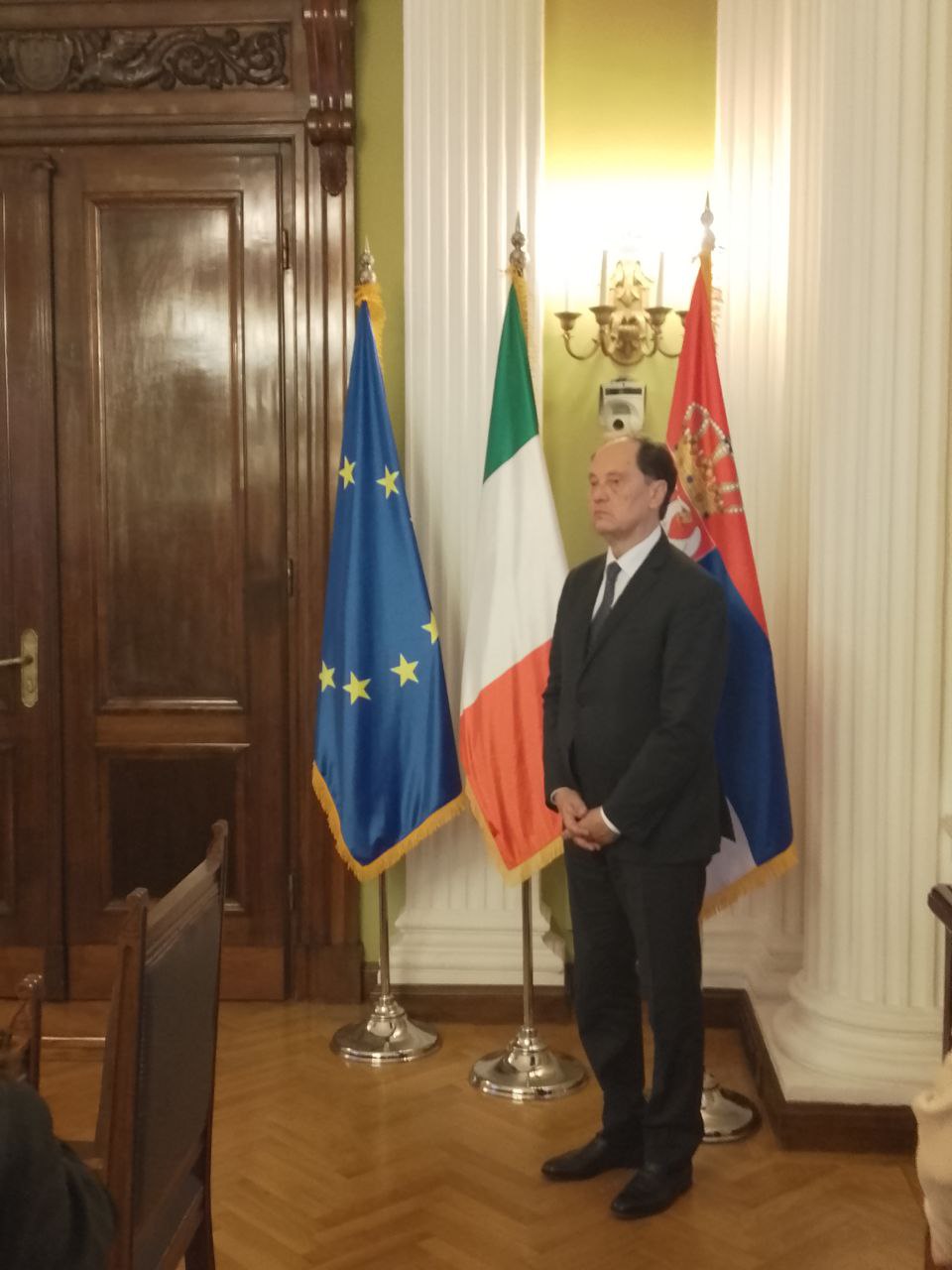 Ана Брнабич встретилась с итальянским министром